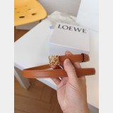 Luxury Inspired Loewe Anagram 2.0cm Width Best Quality Belt