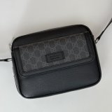 Men Gucci Best Quality 795464 Small GG Crossbody 795464 Black Bag