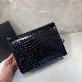 Saint Laurent AAA+ Best Quality Shoulder 377057 Black/Red Bags