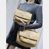 Best 28/22cm Best Quality Saint Laurent Niki 633158/633151 Khaki Bags