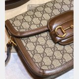 Gucci Best Quality GG Horsebit 1955 shoulder 602204 Brown bag