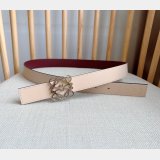Top Loewe Reversible Anagram Belt 2.8CM