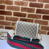 Gucci Best Quality Horsebit 1955 mini bag white
