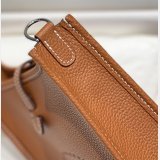 Best Quality Hermes Evelyne III TPM Mini Camel Bags