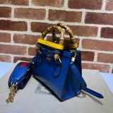 Gucci designer Luxury Goods 702732 Diana mini tote bag leather