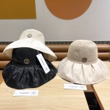 AAA+ CC Best Quality Big brim Camellia straw hat