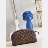 Perfect Louis Vuitton Best Quality Dopp Kit Toilet Pouch Travel M46253 Bag
