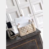 2026 CC Tweed FLAP BAG Beige