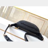 Louis Vuitton Best Quality Monogram Empreinte Bumbag M44812 Black/Cream