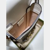 White Best Quality Gucci Horsebit 1955 mini Top Quality 625615 bag