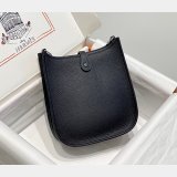 Best Quality Hermes Mini Evelyne TPM Bag Black