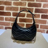 Gucci Best 699514 GG Marmont half-moon-shaped Best Quality bag