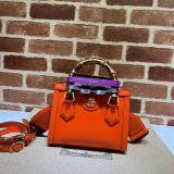 Gucci designer Luxury Goods 702732 Diana mini tote bag leather