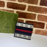 Gucci Best Quality Bags GG Supreme Ophidia Wallet 597606 Online