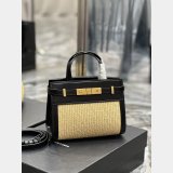 Best Quality YSL Saint Laurent Nano Manhattan Top Handle Brown/Black Bag