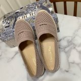 Perfect Dior Best Quality Openwork Embroidery Fisherman Shoes