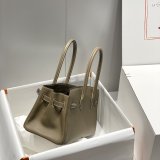 Luxury hermes Human handmade stiching birkin bag 29cm Swift leather