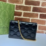 Gucci Our Best Quality Designer 723787 GG Matelassé Chain Wallet