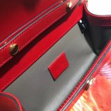 7 Star Gucci 564718 Strawberry Print Leather Zumi Mini Best Quality Bag