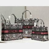 Christian Dior Buy Best Quality Book Tote Bayadere D-Stripes Pink