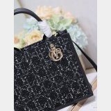 Dior Best Quality 1265/1286 1:1 Mirror Book Tote High Shopping Bags