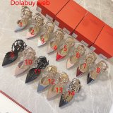 Wholesale 2023 Best Quality Valentino Three belts Middle Heel Perfect Shoes