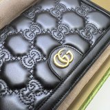 Gucci Our Best Quality Designer 723787 GG Matelassé Chain Wallet
