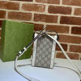 White Best Quality Gucci Horsebit 1955 mini Top Quality 625615 bag