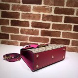 Gucci Best Quality 453188 GG Supreme Padlock Small Top Handle Bag