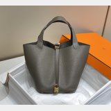 Luxury 7 Star Best Quality Designer Hermes Picotin 18/22cm Gold Online