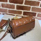 Gucci Best Perfect GG matelassé leather top handle 702251 Best Quality bag