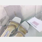 Suede Sandals Best Quality Jimmy Choo 7 Star Heel 10CM Shoes