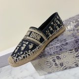Dior Buy High Quality Monogram Embroidered Fisherman Best Quality Shoes