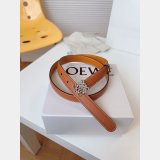 Luxury Inspired Loewe Anagram 2.0cm Width Best Quality Belt