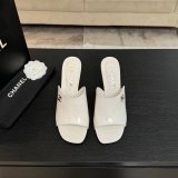 CC 26 Patent Calfskin Mules