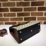 Gucci Best Quality 453188 GG Supreme Padlock Small Top Handle Bag