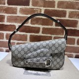 Perfect Gucci Best Quality Horsebit 764155 7 Star 1955 Shoulder Beige Bag