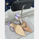 Jimmy Choo Saeda Pumps with Crystals