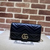GG Marmont Gucci Best Quality Card Case Chain Wallet 751526 Bag