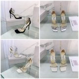 Suede Sandals Best Quality Jimmy Choo 7 Star Heel 10CM Shoes