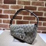 Perfect Gucci Best Quality Horsebit 764155 7 Star 1955 Shoulder Beige Bag