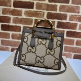 Gucci Best Quality Usa 660195 GG Canvas Diana Tote Bag