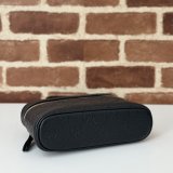 Best Quality Gucci GG Emblem Super Mini 1:1 Mirror 815949 Black Bag