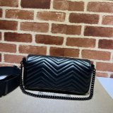 Gucci 1:1 High Quality Best Quality GG Marmont Shoulder 734814 Bag