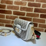 Gucci Best Quality Horsebit 1955 mini bag white