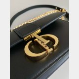 Best Quality Dior Black/White Montaigne High Quality 9207 Bag 21.5CM