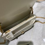 Best Quality YSL Sunset 19cm Pursesre Store Cream