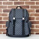 Gucci Men 792080 GG Designer Best Quality Backpack In Black GG Supreme