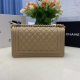 Best Quality CC Le Boy Flap Bag caviar leather 25CM