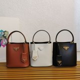 Platinum Prada 1BA373 Panier Saffiano Leather Perfect Best Quality Bag